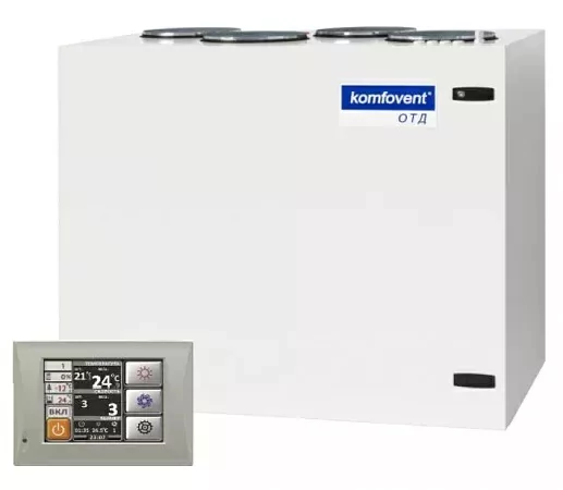 Приточно-вытяжная вентиляционная установка Komfovent ОТД-R-1500-UV-W F7/M5 (SL/A)