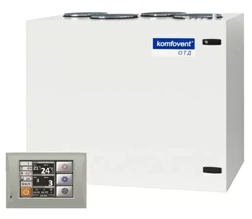 Приточно-вытяжная вентиляционная установка 500 Komfovent ОТД-R-400-F-E F7/M5 (L/A)