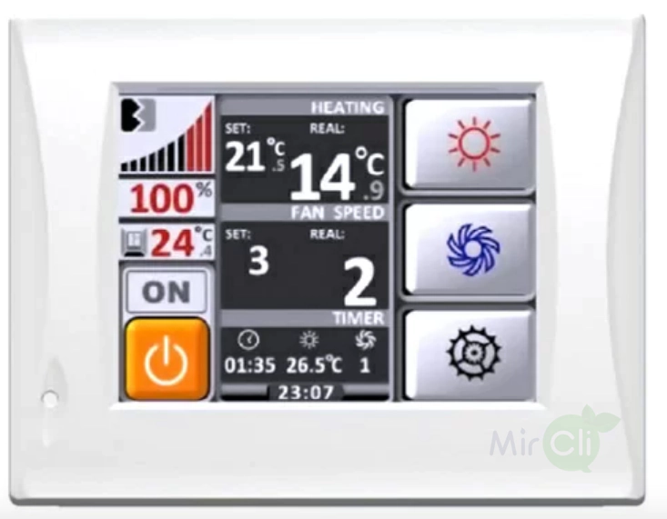 Приточная вентиляционная установка Minibox E- 200 FKO - 1/2,4kW/G4 GTC — изображение 2