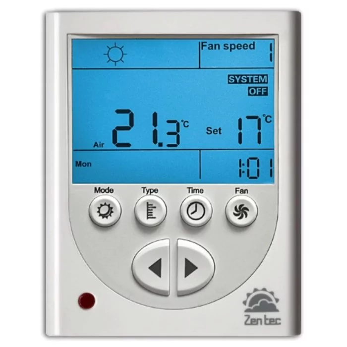 Компактная приточная установка с водяным калорифером Minibox W-1050-1/24kW/G4 Zentec — изображение 4