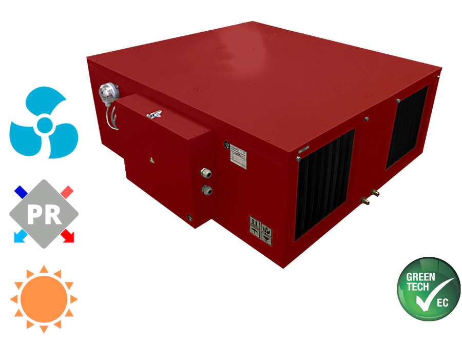Приточно-вытяжная вентиляционная установка MIRAVENT PR 4500 W (с водяным калорифером) — изображение 2