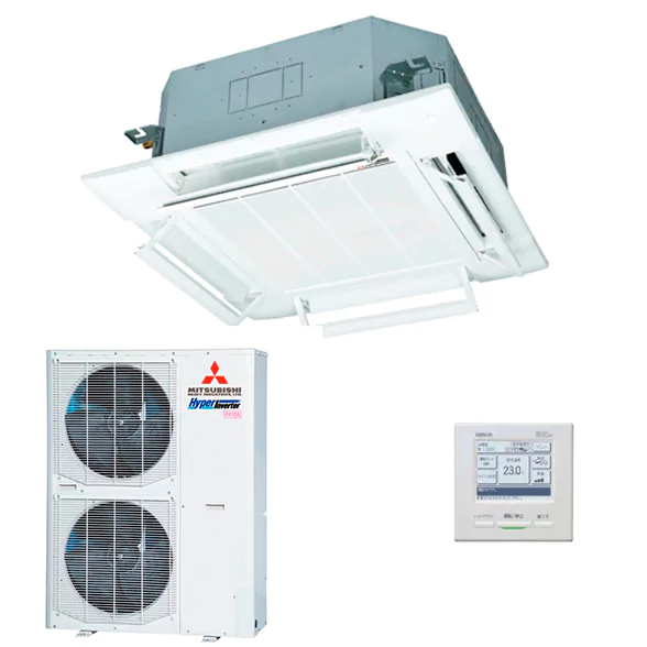 Кассетный кондиционер Mitsubishi Heavy FDT100VH/FDC100VNX-W — изображение 3