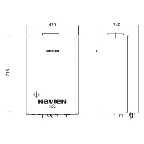 Настенный газовый котел Navien ACE-13AN — изображение 2