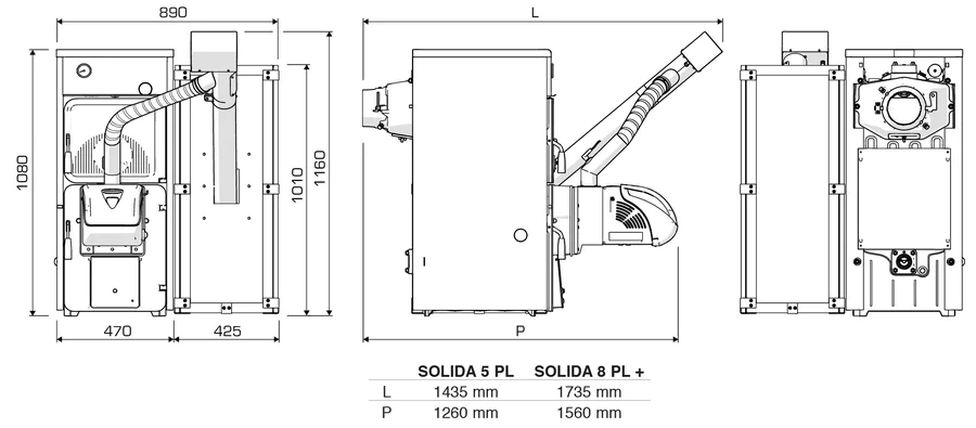 Твердотопливный котел Sime SOLIDA 8 PL+ — изображение 5