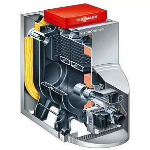Комбинированный котел 50 кВт Viessmann Vitorond 100 (50 кВт) (VR2BB24) — изображение 2