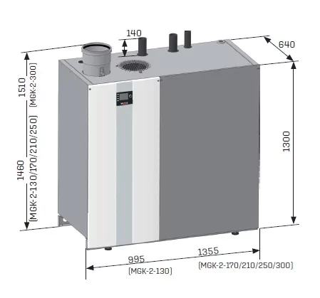 Напольный газовый котел Wolf MGK-2-130 — изображение 3
