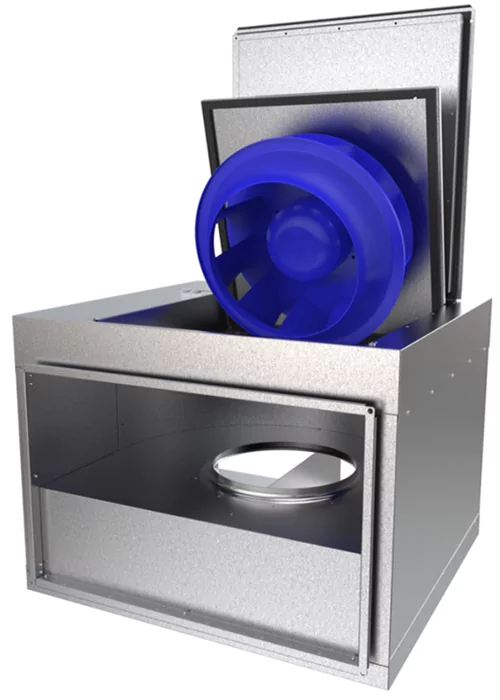 Канальный прямоугольный вентилятор Systemair RS 70-40 L3 sileo