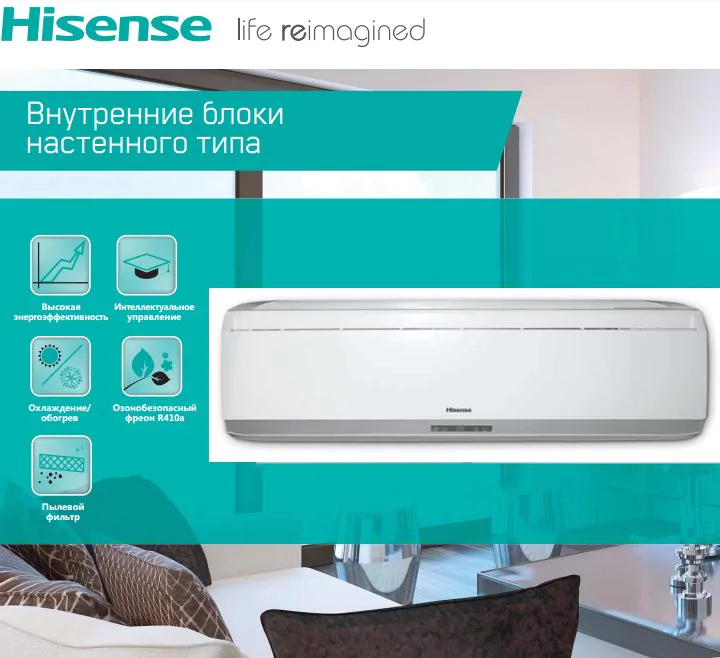 Настенная VRF система Hisense AVS-07URCSRAB — изображение 3