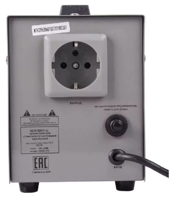 Стабилизатор напряжения Ресанта АСН- 500/1-Ц — изображение 4