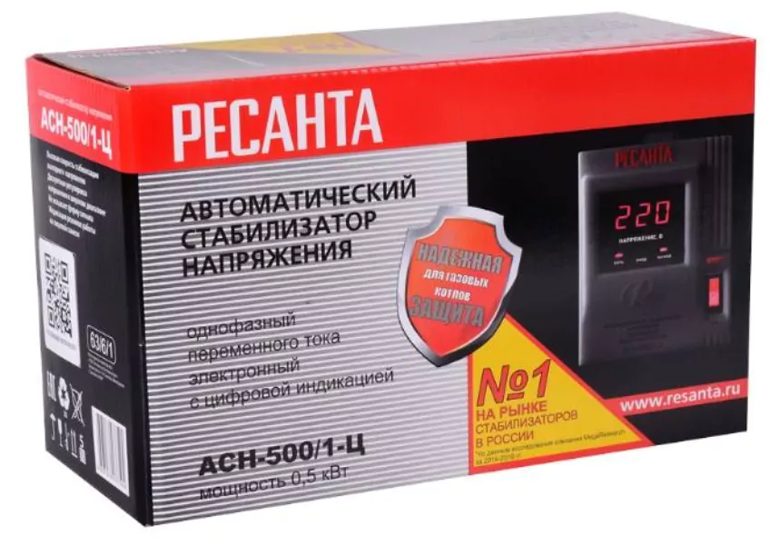 Стабилизатор напряжения Ресанта АСН- 500/1-Ц — изображение 9