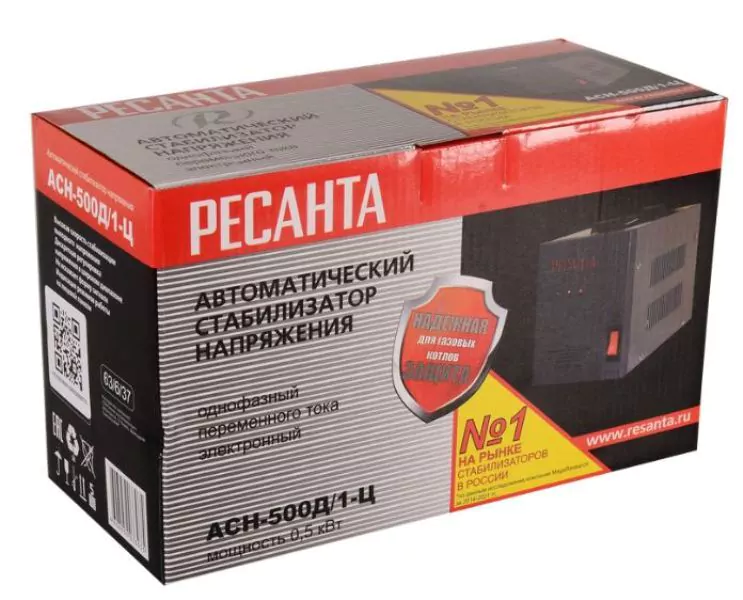 Стабилизатор напряжения Ресанта АСН-500Д/1-Ц — изображение 6