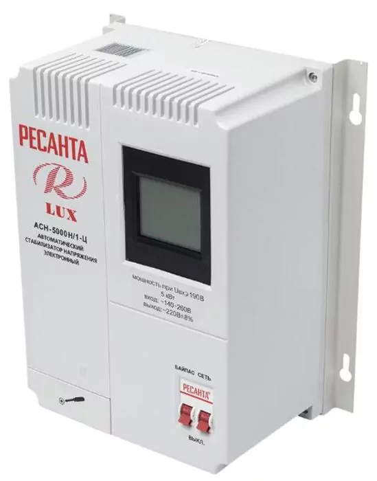 Стабилизатор напряжения Ресанта АСН-5 000 Н/1-Ц