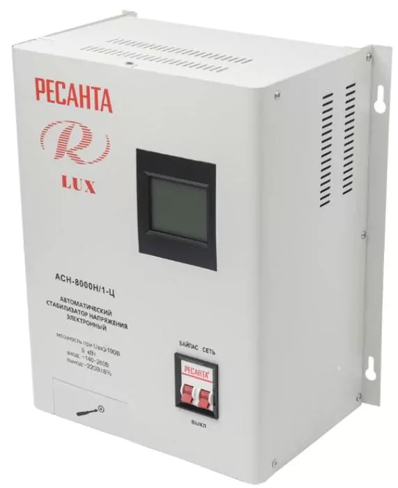 Стабилизатор напряжения Ресанта АСН-8 000 Н/1-Ц