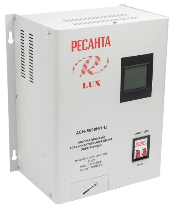Стабилизатор напряжения Ресанта АСН-8 000 Н/1-Ц — изображение 3
