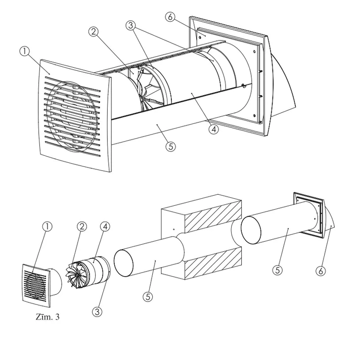 Внутристенный рекуператор Europlast EER100S — изображение 2