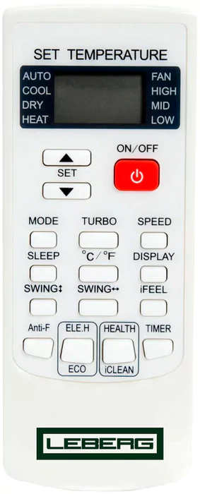 Кондиционер Leberg OCEAN 3 Inverter LS-24OLI3/LU-24OLI3 — изображение 2