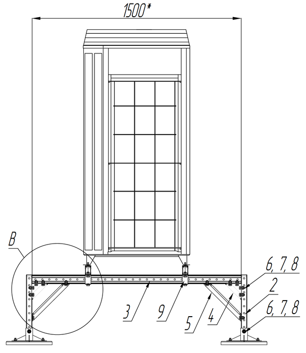 Подставка для кондиционера TMC Г .КР VRF/VRV350 КГ -2 — изображение 2