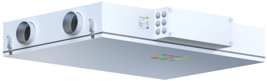 Приточно-вытяжная вентиляционная установка 500 Alasca ECO H300EC W
