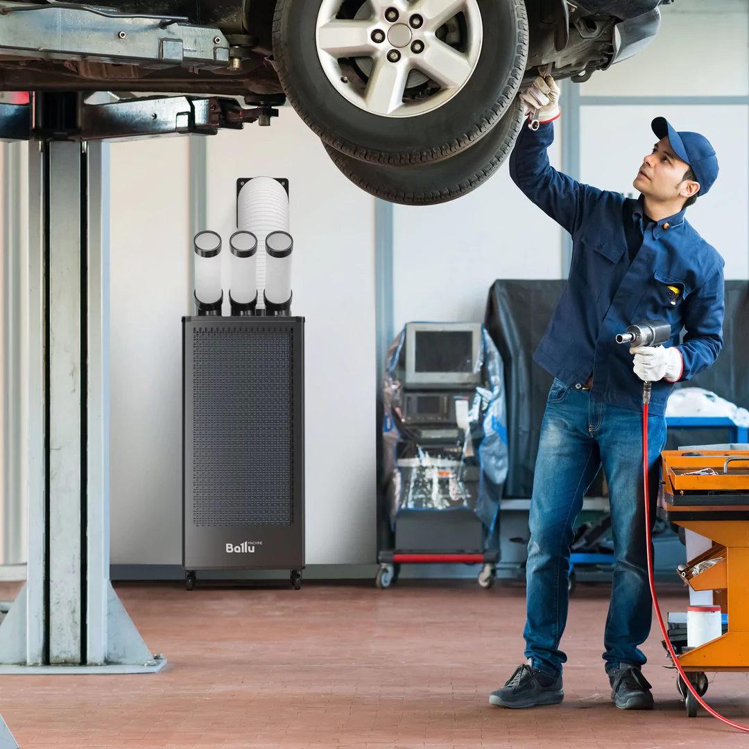 Промышленный мобильный кондиционер Ballu BGK9 с комплектом воздухоотводов — изображение 9