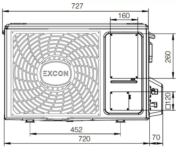 Настенный кондиционер Excon CR-01-0311 — изображение 2