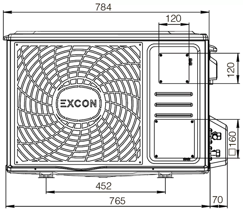 Настенный кондиционер Excon CR-01-0511 — изображение 2