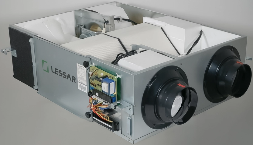 Приточно-вытяжная вентиляционная установка Lessar LV-PACU-800-P-AC-WIFI-E50 — изображение 3