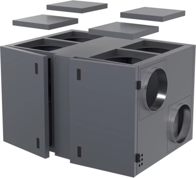 Приточно-вытяжная вентиляционная установка Zilon ZPVR-N 3200 UER EC