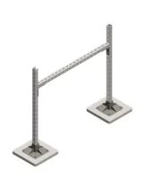 Опорная конструкция для воздуховодов на NV40