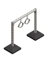 Опорная конструкция для трубопровода Ду15-50 на NV/U