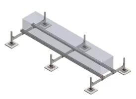 Опорная рама для горизонтальных установок массой до 550 кг.