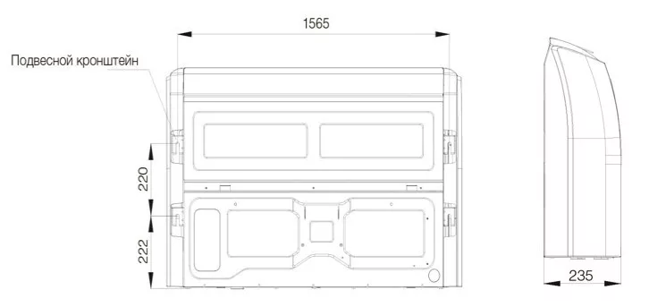 Напольно-потолочный кондиционер Excon CR-01-1422 — изображение 6