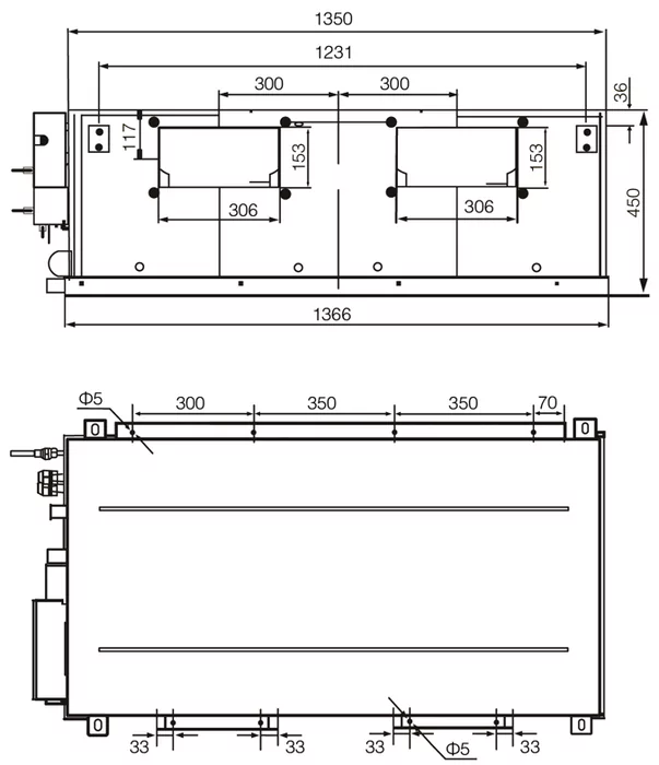 Канальный кондиционер Excon CR-01-2223 — изображение 3