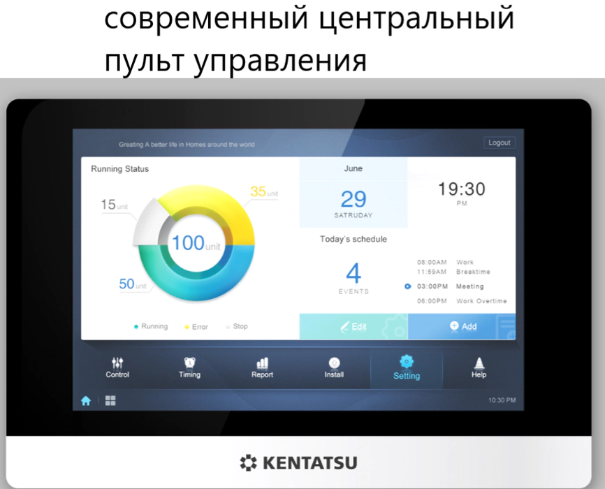 Наружный блок VRF системы Kentatsu KTRA500HZAN3 — изображение 3