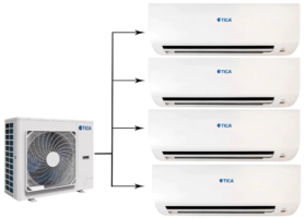 Настенный тепловой насос TICA TIMS112CSREC/TMVW028ACB*4шт