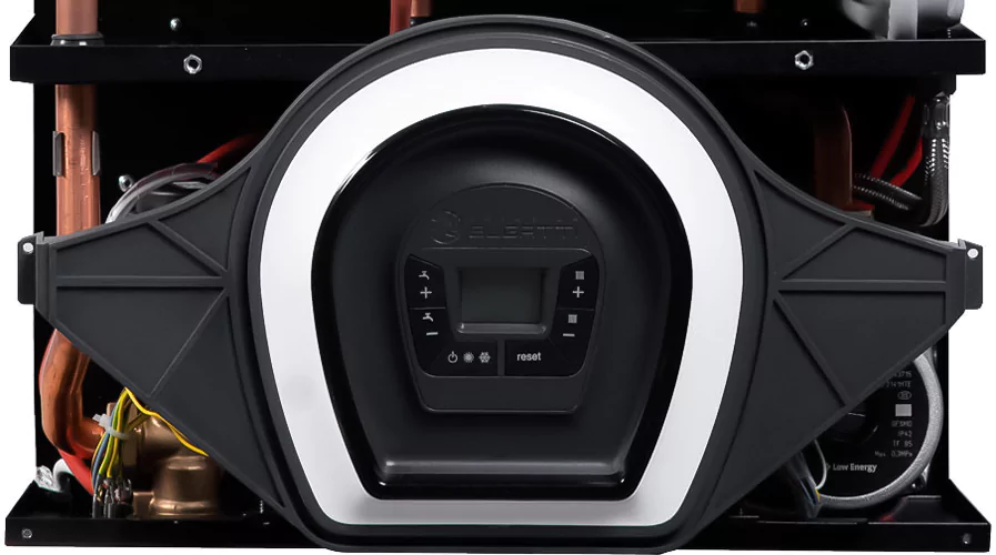 Настенный газовый котел Federica Bugatti 24В VARME BLACK 1-конт. с дисп. с датчиком бойлера — изображение 6