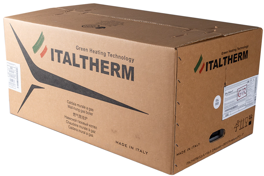 Настенный газовый котел ITALTHERM CITY CLASS 25 F Gray Flame — изображение 5