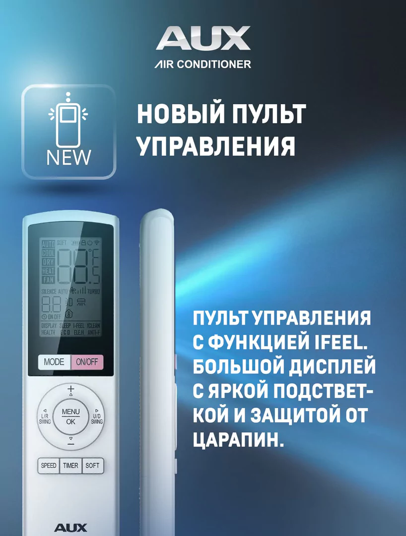 Настенный внутренний блок мульти сплит-системы AUX AMWM-H12/4R2(CD) (R32) — изображение 6