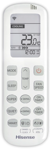 Настенный внутренний блок мульти-сплит системы Hisense Premium AMS-09UR4SVETG67(R) SILVER FM R32 — изображение 3