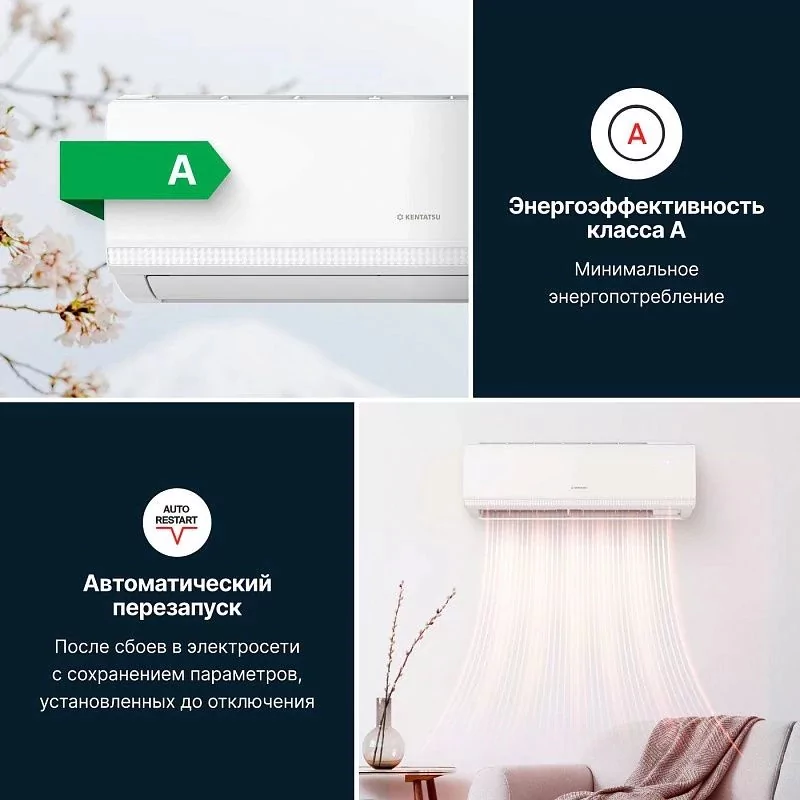 Кондиционер Kentatsu Atama KSGAT21HZRN1/KSRAT21HZRN1 — изображение 6
